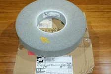 3M Scotch-Brite EXL 12” x 2” x 5" Unitized Light Deburring Wheel 6S Fine Grit