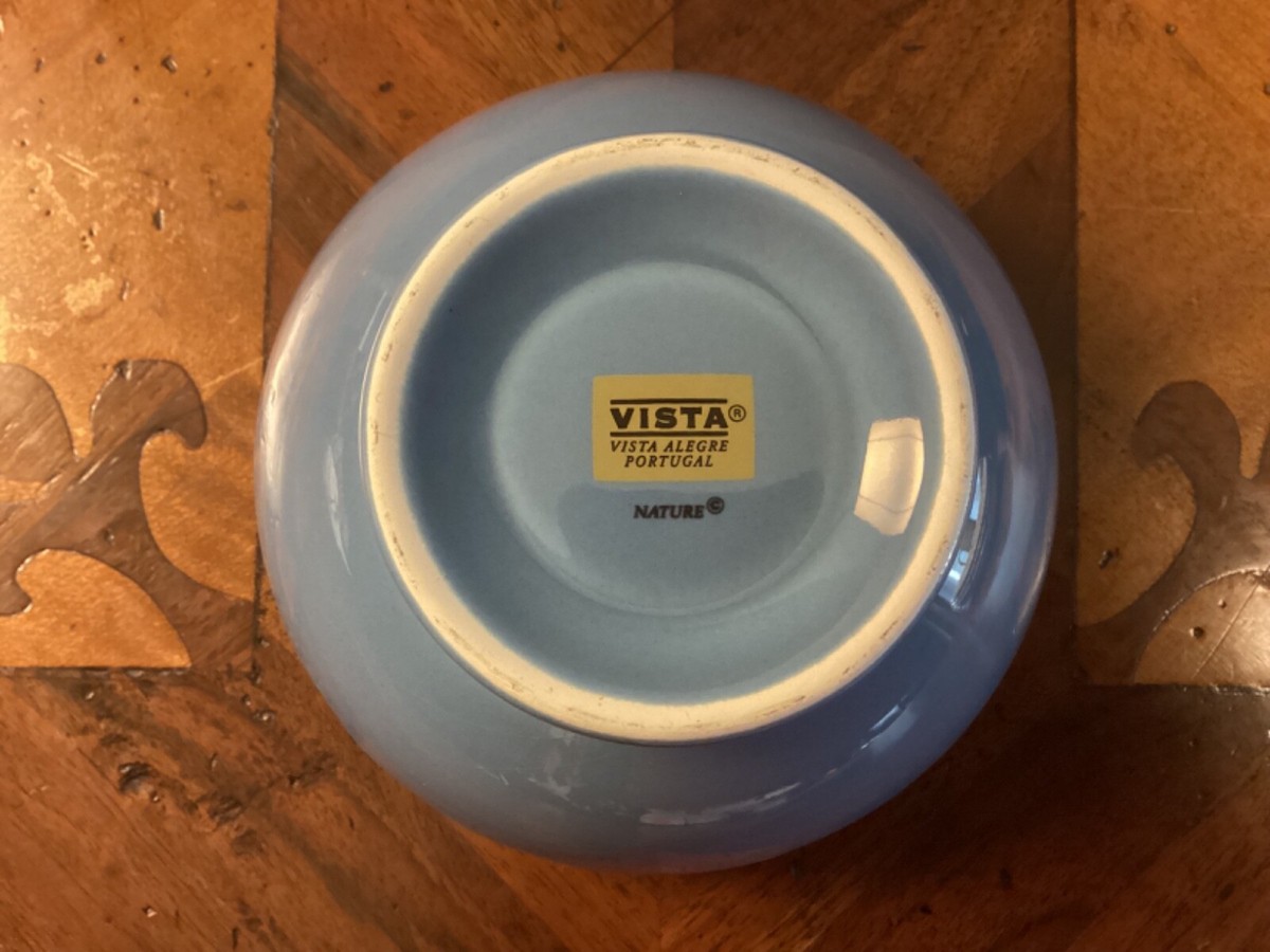 x4 NATURE BLUE by Vista Alegre Soup Salad Cereal Bowls 8-3/4