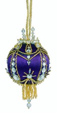 The Cracker Box Christmas Ornamen Kit Victorian Crown w Gold act Golden Oldie