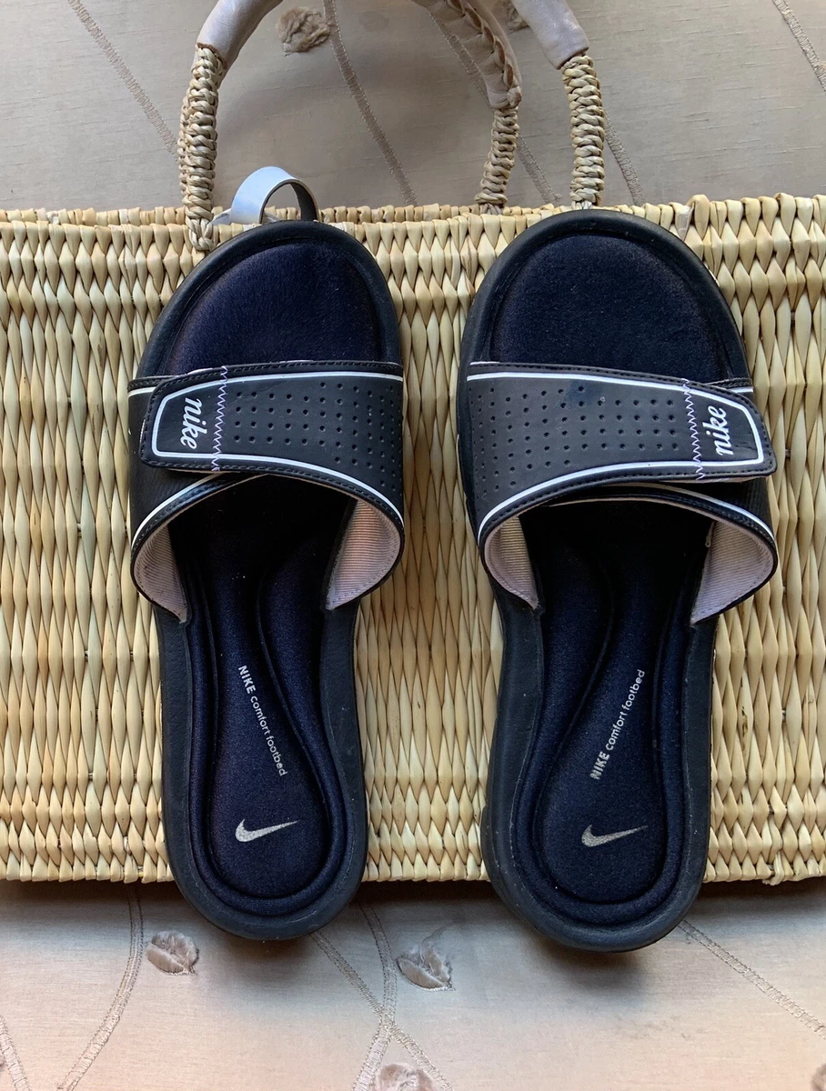 Nike comfort online footbed slides women's