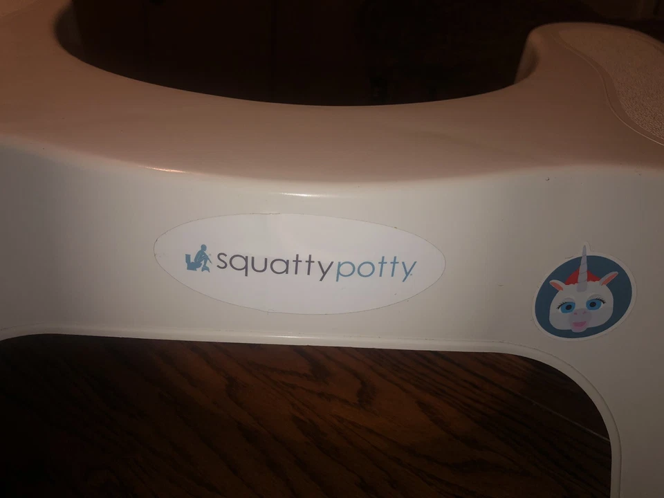 Squatty Potty Bathroom Toilet Stool White Plastic Step Aid Colon Proper Posture - Image 3 of 4