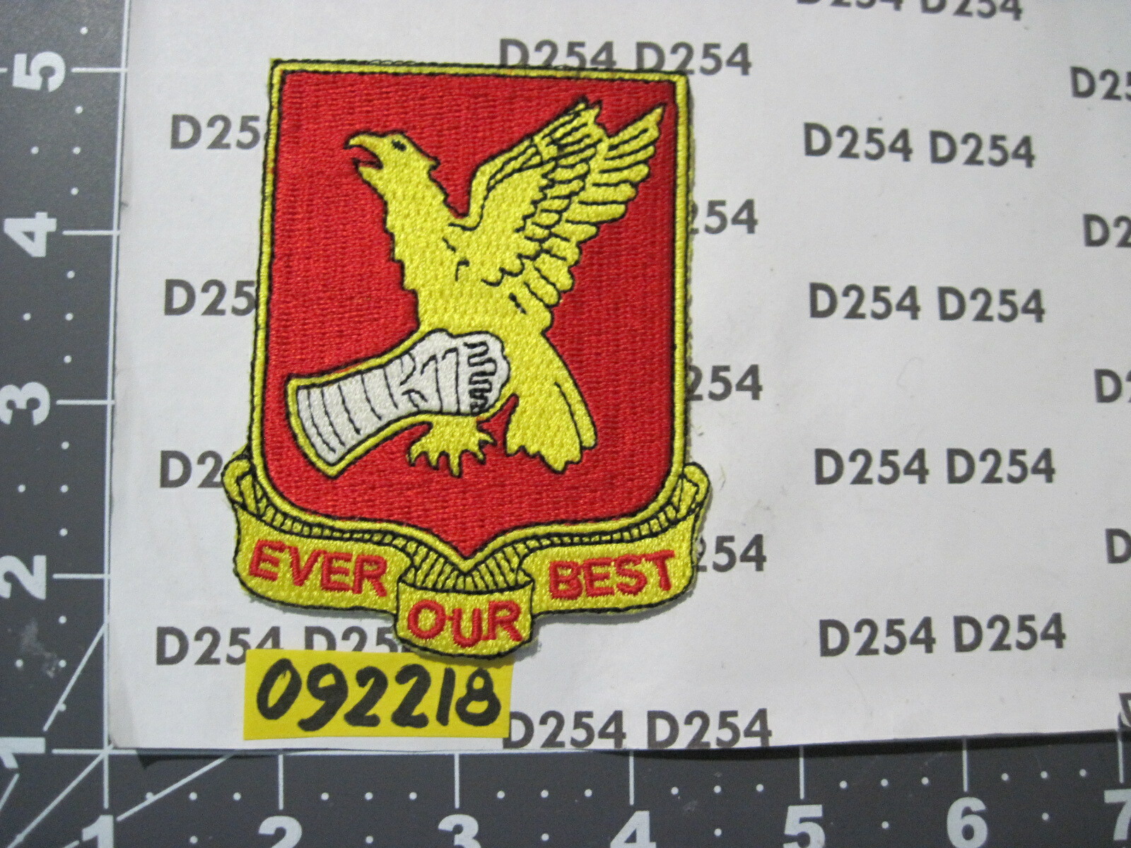 Army Crest Pocket PATCH Veterans 99th FIELD ARTILLERY BATTALION (black ...