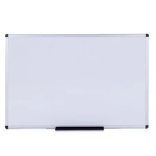 VIZ-PRO Dry Erase Board Whiteboard 72 x 48 Inches, Wall Mounted Board for School