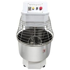 50L Double-Action Double-Speed Spiral Dough Mixer 220V 2-Phase Kneading Machine