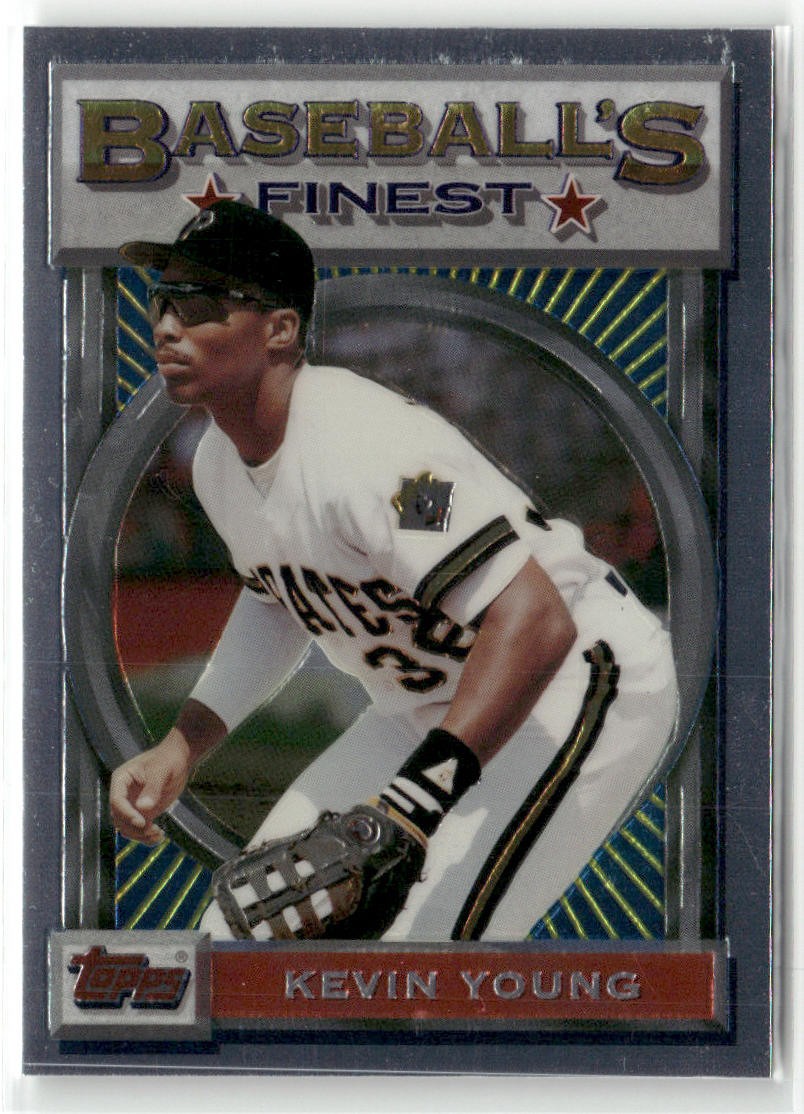1993 Topps Finest Kevin Young #34 EX