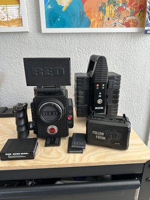 RED Raven 4.5K DSMC2 Cinema Camera, EF Mount, Full Set Up Ready To Shoot