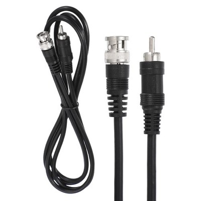 BNC Male to RCA Male Coaxial Cable, 1.8M 75-3 for  CCTV Camera