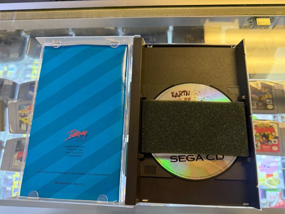 Earthworm Jim Special Edition中古・MD-CD欧州版 Earthworm Jim: Special Edition (Sega CD, 1995) for sale