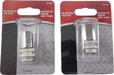 Lot of 2 RoadPro RP-301 Brass 3/8" x 24 Lug-Type Stud Mounts CB Radio Antenna