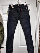 Image of Brand New Replay Luz Skinny Dark Wash Denim Jeans Size W28 L32