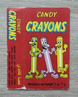 A Primrose Sweet Cigarette Packet Hull Candy Crayons