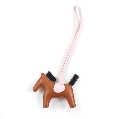 Extremely Excellent Condition HERMES Hermes Rodeo Charm Cran PM Gold Mauve Pale