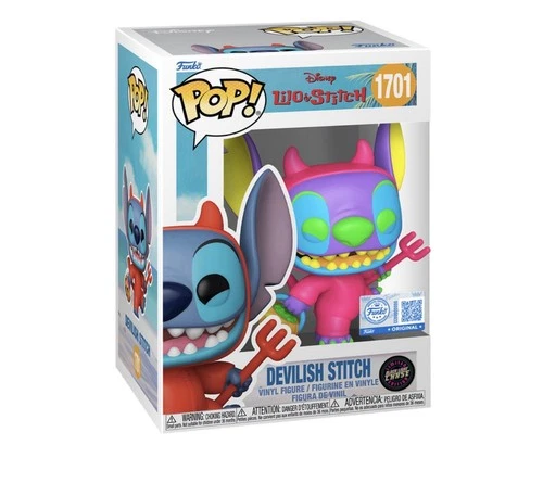 Funko Pop! Vinyl: Disney - Devilish Stitch (Chase) - Entertainment Earth...