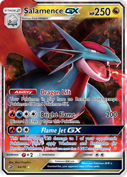 Salamence GX 44/70 Dragon Majesty Holo Ultra Rare
