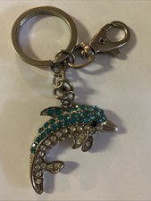 Vintage Hawaii Dolphin Gift Travel Keychain, Purse Charm. Two Available  
