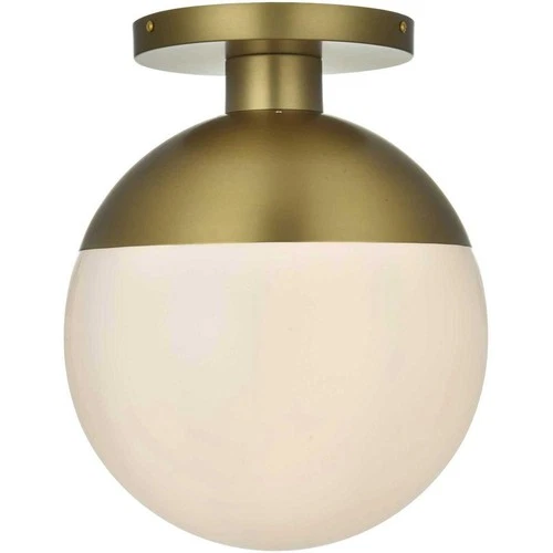 Living District LD6056SG Eclipse Flush Mount Satin Gold - Picture 1 of 9