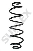1X Suplex Fahrwerksfeder 07128 FüR C3 CitroËN 2 Vti THP 110 Hdi SC8HZC SC8HR0