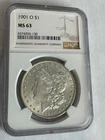 1901-O Morgan Silver Dollar MS63 NGC #130