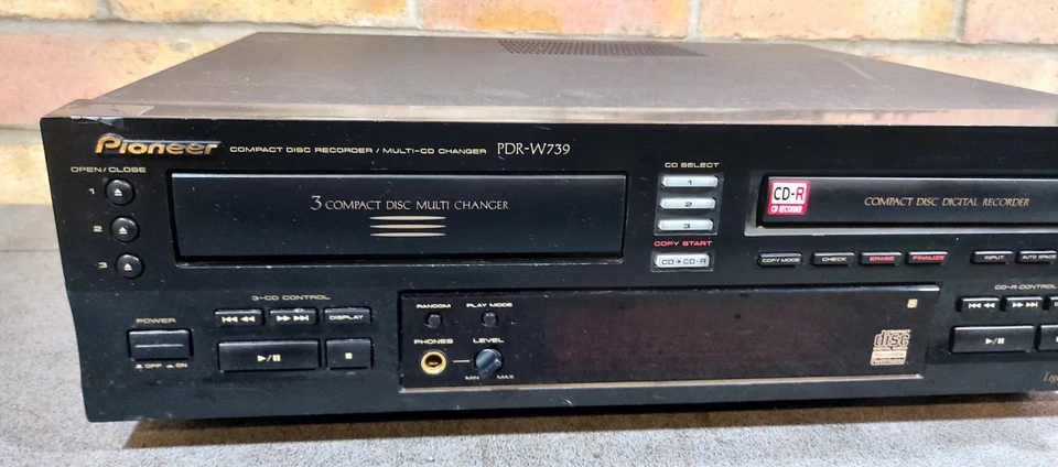 RARE Pioneer PDR-W739 CD Recorder & 3-CD Changer Hifi Separate Faulty - Image 2 of 4