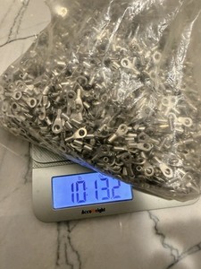 Uninsulated Ring Terminals 14-16 AWG Bulk Lot ~2000 Pieces 10.8 lbs NOS