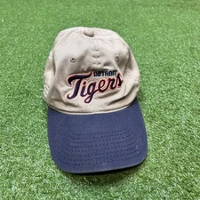 Detroit Tigers Bud Light Tan/Blue MLB Brand Baseball Hat OSFA