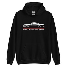 Premium Hoodie For Mustang Fastback 1966 Car Owners Birthday Gift