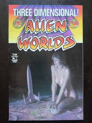 Three-Dimensional! Alien Worlds #1 1984 Pacific Comics Dave Stevens SHIPS FREE