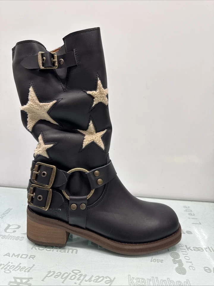 Botas Dingo Star Mid Color Negro Mujer Talla 7, Usadas. Foto 4 de 4