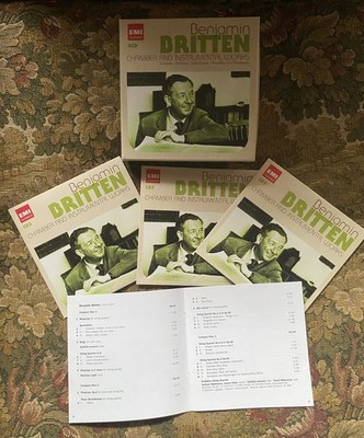 Benjamin Britten: Kammermusik für Streichquartett und Solisten. 6 CDs.