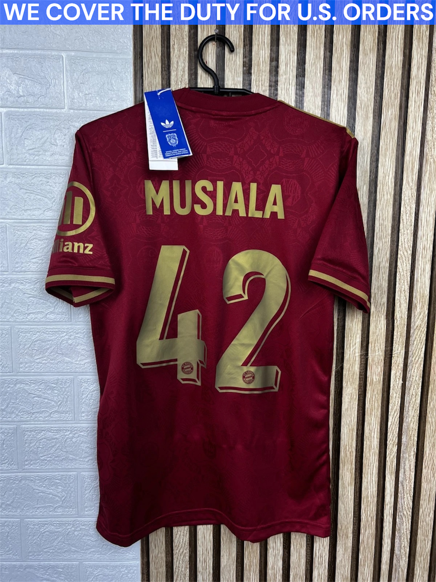 Musiala Bayern Munich Jersey 125th Anniversary Soccer Shirt Adidas