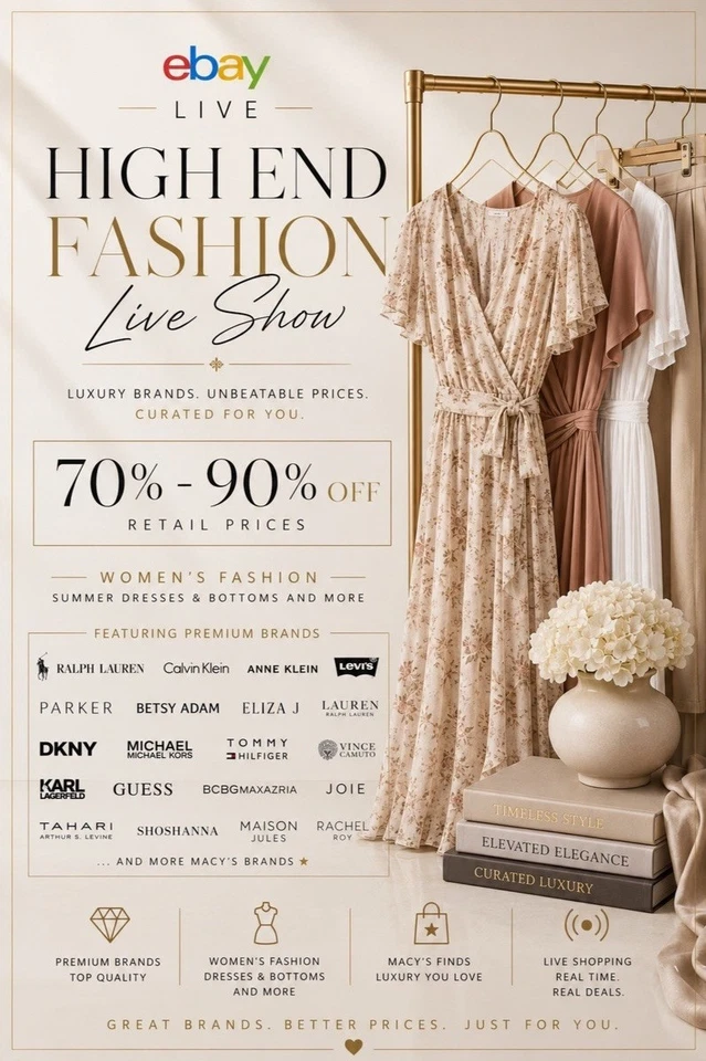 HIGH END FASHION SHOW PREMIUM DRESSES BRANDS DON'T MISS OUT