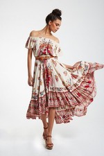 VERY RARE! Spell Hotel Paradiso Top and Skirt Set in Pearl – Size XS