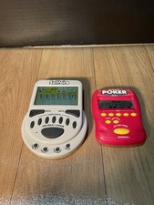 Radica "Pocket Poker" Draw  Deuces And Solitaire Hand Held Games Tested Working