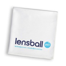 Lensball 11.8x11.8" XL Microfiber Cleaning Cloth, White