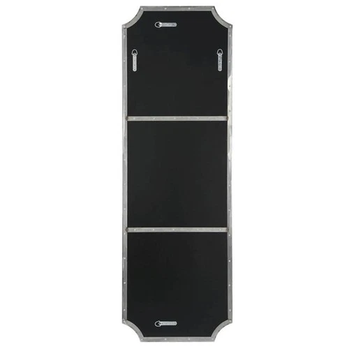 Uttermost Lennox Transitional Metal MDF and Glass Tall Mirror in Nickel/Silver - Picture 4 of 6