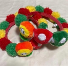 USJ Super Mario Plush Hat Set Fire Flower Mushroom Cuddly Headbands