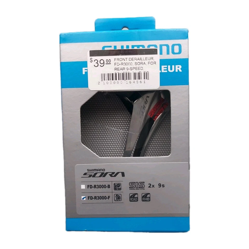 Shimano Sora FRONT DERAILLEUR FD-R3000 FOR REAR 9-SPEED BRAZED-ON EFDR3000F - Image 2 of 4