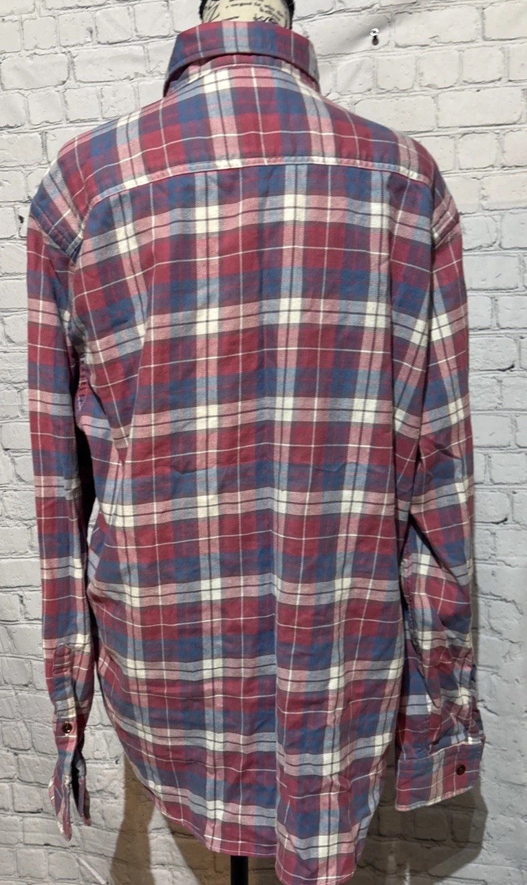 Faherty Super Brushed Flannel Button Up Shirt Men… - image 3