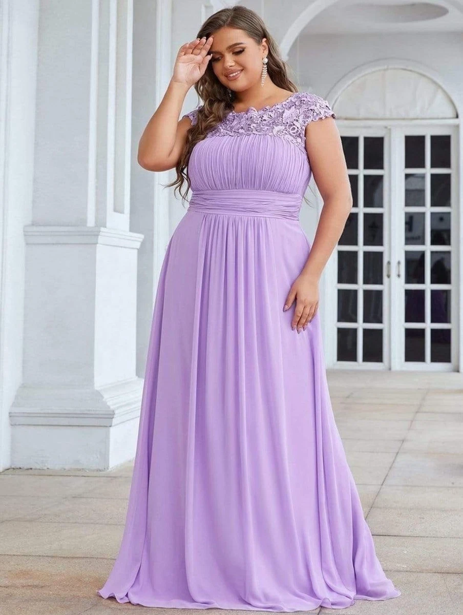 Ever-Pretty Chiffon Purple Bridesmaid Dresses for sale | eBay