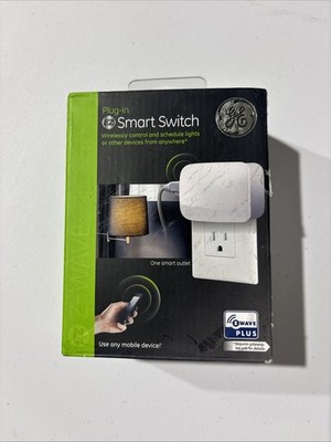 GE Plug-in Z-Wave Smart Switch Two Light Schedule Model ZW4103 Open Box