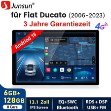 13.1''Für Fiat Ducato 2006-2024 Autoradio Android 15 Carplay GPS Navi BT 4G DAB+