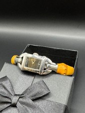 Gucci 6800L Watch Bamboo Wrist Women Stainless Steel NO USA SHIPPING