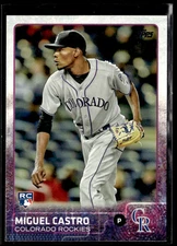 2015 Topps Update #US116 Miguel Castro