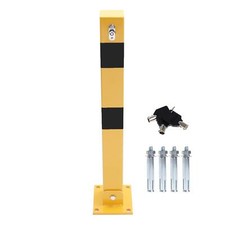 TOPWAY High Quality Solid Steel Car Parking Space Lock Bollard 70CM