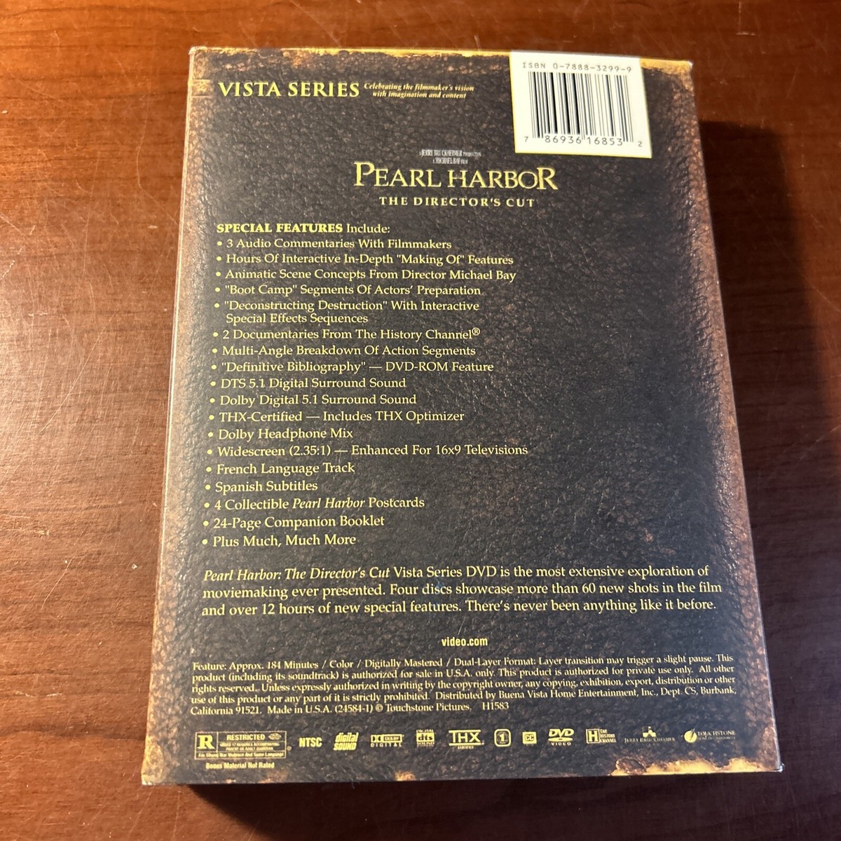 Pearl Harbor (DVD, 2002, 4-Disc Set, Vista Series Directors