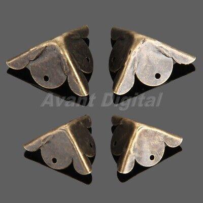 4/20pcs Vintage Gift Wood Box Corner Protector Decorative Edge Cover 4/20pcs Vintage Gift Wood Box Corner Protector Decorative Edge Cover