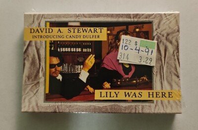 David Stewart Introducing Candy Dulfer - Lily Was Here Cassette Single SEALED 