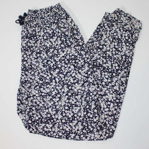 H&M Girl's Multi-floral Print Pull-on Harem Style Pants size 12-13 NWT