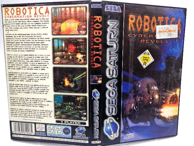 Sega Saturn Jeu Robotica Cybernation Revolt (avec OVP) PAL 11090427
