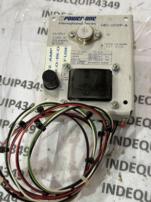 Alimentation Power One HB5-3/OVP-A Neuve - Linéaire Et à Découpage - 3A - Internationale